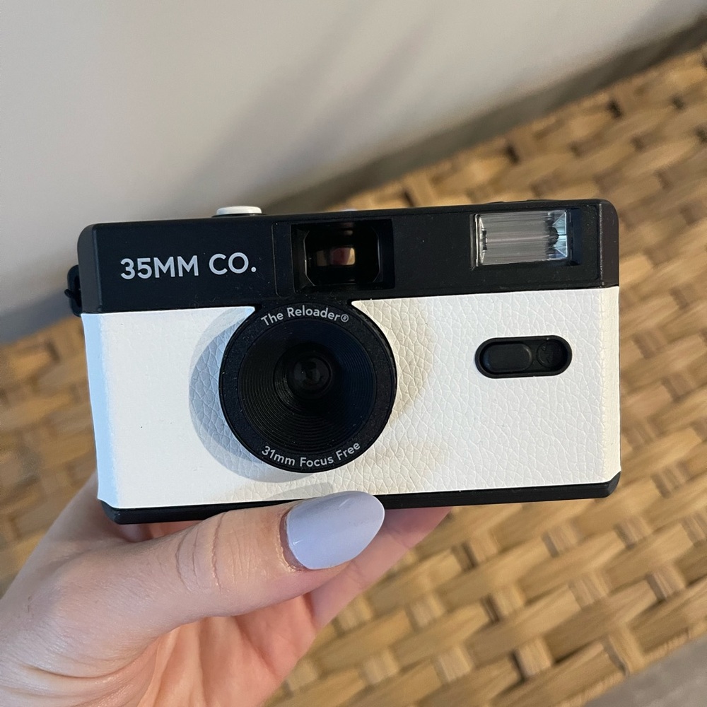 35MM Co. Black and White Reusable Film Camera